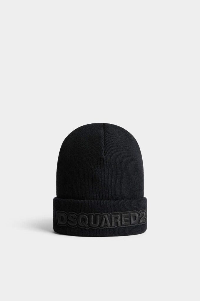 Berretto in maglia con logo Dsquared2 Berretto in maglia con logo Dsquared2