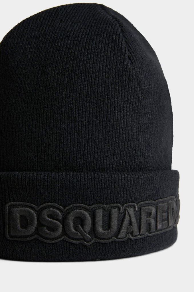 Berretto in maglia con logo Dsquared2 Berretto in maglia con logo Dsquared2