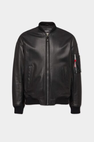 Bomber in pelle