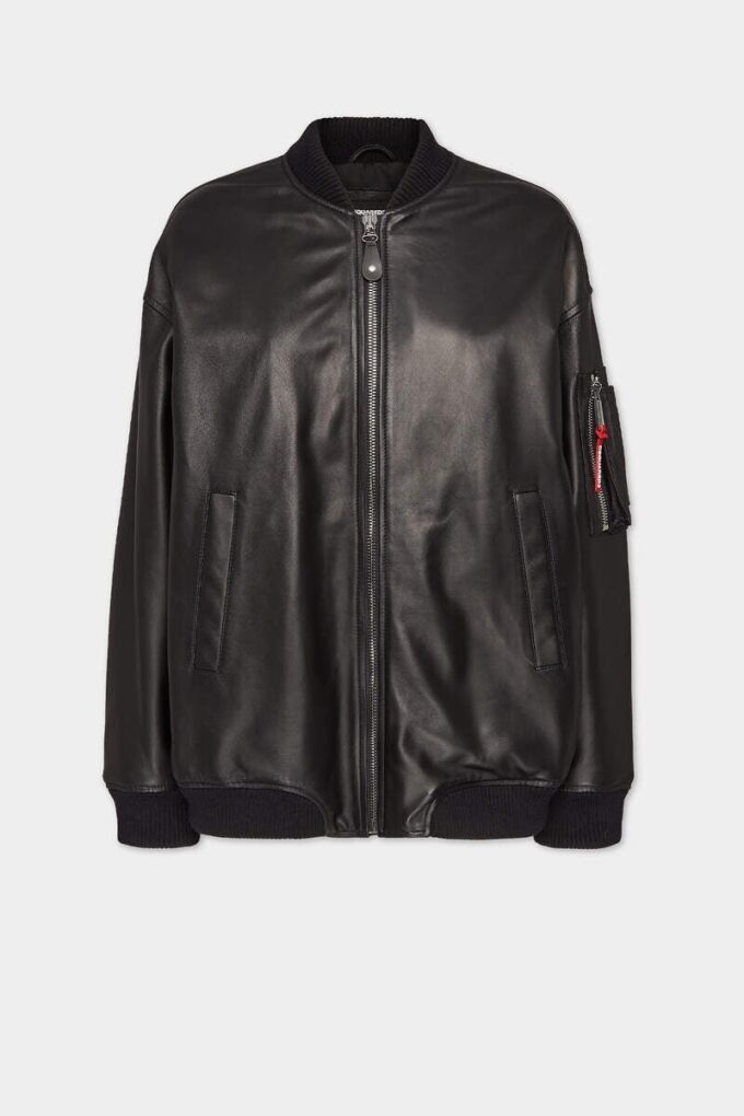 Bomber oversize in pelle modello Cyprus Bomber oversize in pelle modello Cyprus