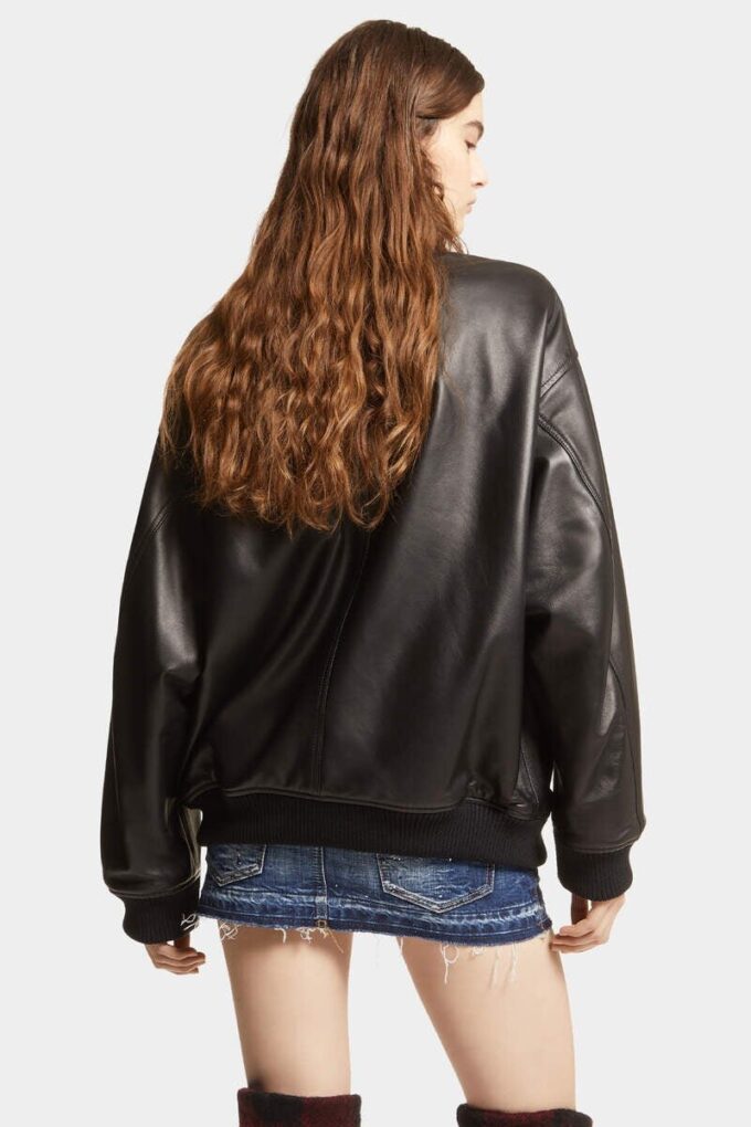 Bomber oversize in pelle modello Cyprus Bomber oversize in pelle modello Cyprus