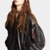 Bomber oversize in pelle modello Cyprus Bomber oversize in pelle modello Cyprus