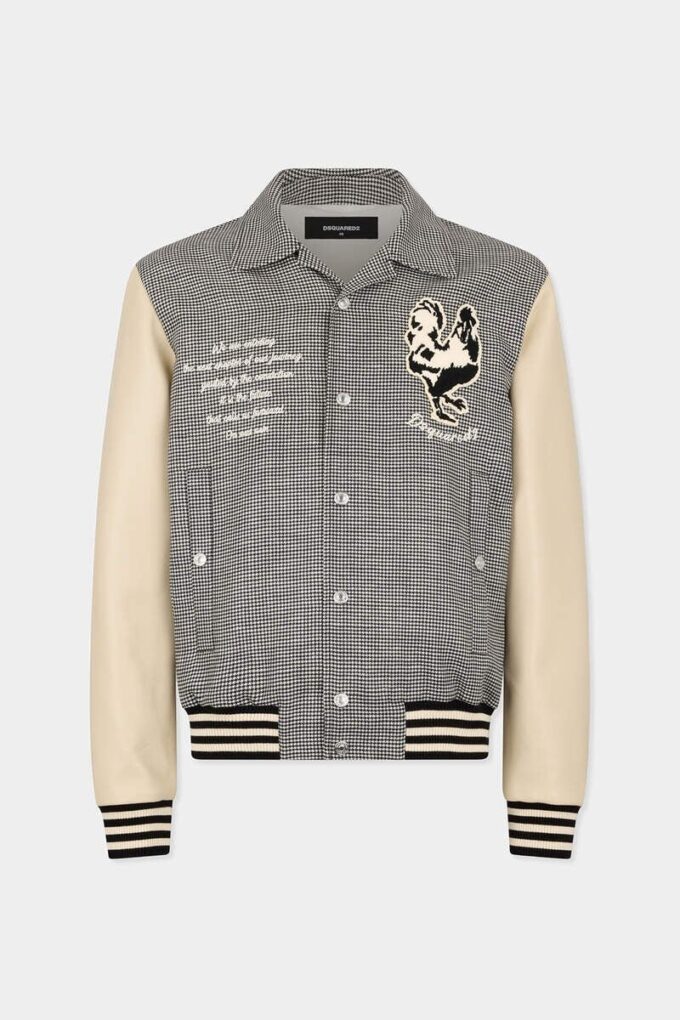 Bomber pied-de-poule Bomber pied-de-poule