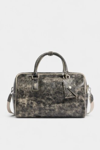Borsa da viaggio in pelle screpolata D2