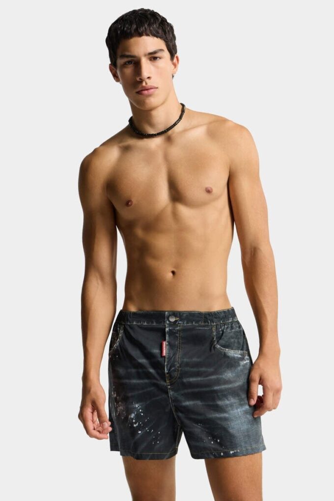 Boxer da bagno midi a cinque tasche Boxer da bagno midi a cinque tasche