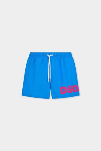 Boxer da bagno midi con logo Dsquared2