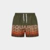 Boxer da bagno midi con logo Dsquared2 Boxer da bagno midi con logo Dsquared2