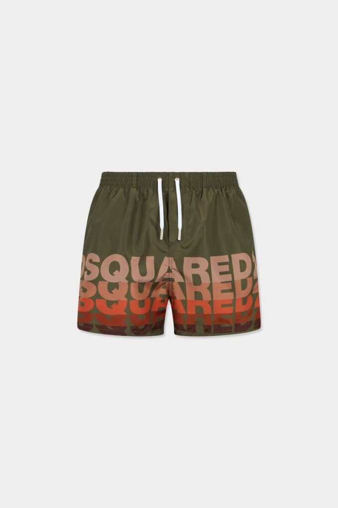 Boxer da bagno midi con logo Dsquared2 Boxer da bagno midi con logo Dsquared2
