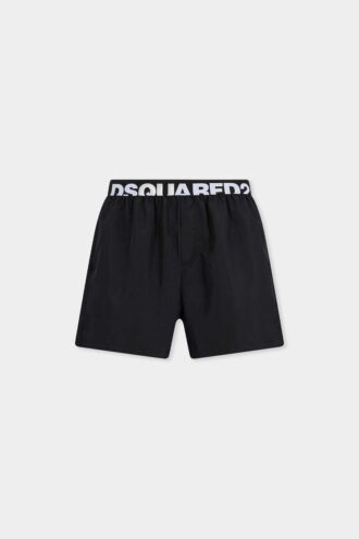Boxer da bagno midi con logo Dsquared2