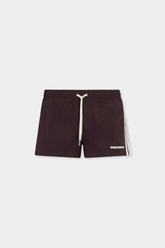 Boxer da bagno midi con logo Dsquared2