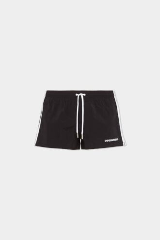 Boxer da bagno midi con logo Dsquared2