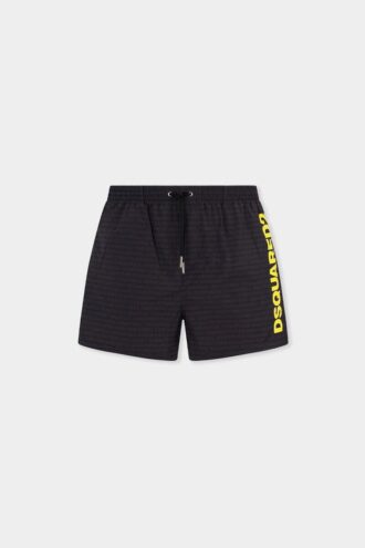 Boxer da bagno midi con logo Dsquared2