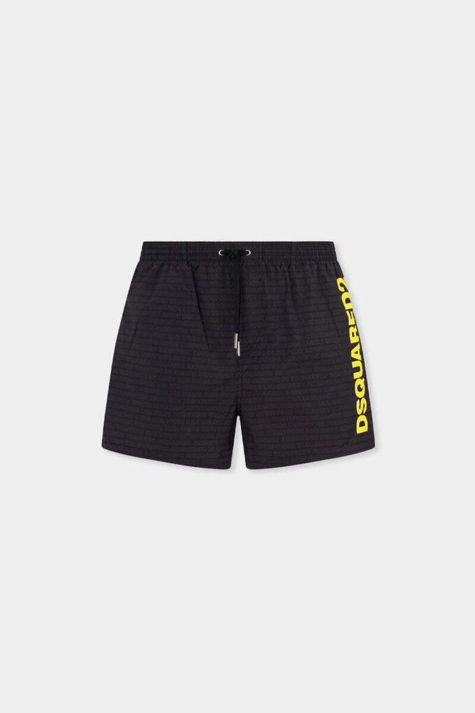 Boxer da bagno midi con logo Dsquared2 Boxer da bagno midi con logo Dsquared2