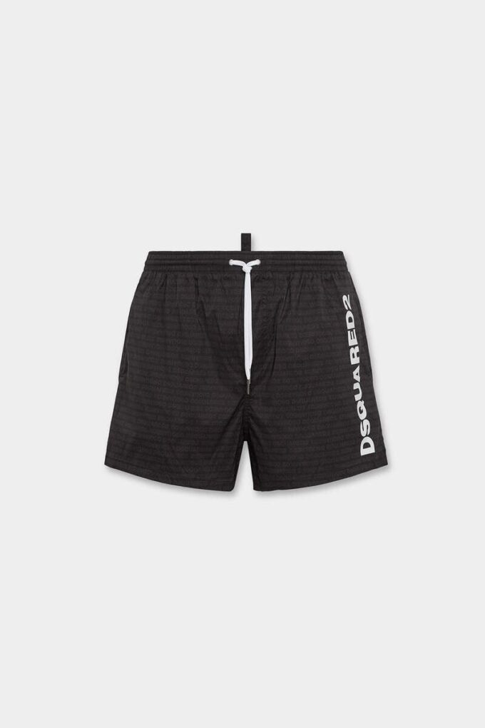 Boxer da bagno midi con logo Dsquared2 Boxer da bagno midi con logo Dsquared2