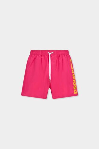 Boxer da bagno midi con logo Dsquared2