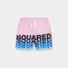 Boxer da bagno midi con logo Dsquared2 Boxer da bagno midi con logo Dsquared2
