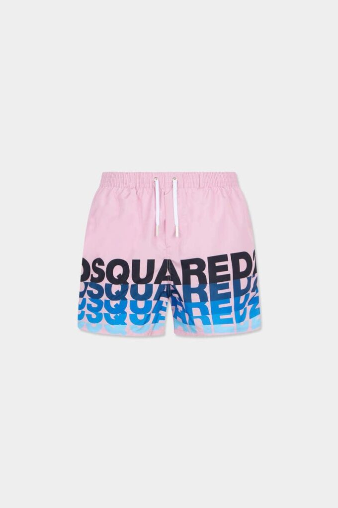Boxer da bagno midi con logo Dsquared2 Boxer da bagno midi con logo Dsquared2