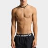 Boxer da bagno midi con logo Dsquared2 Boxer da bagno midi con logo Dsquared2