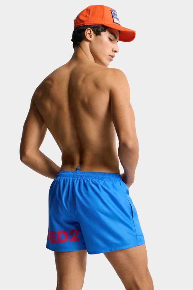 Boxer da bagno midi con logo Dsquared2 Boxer da bagno midi con logo Dsquared2