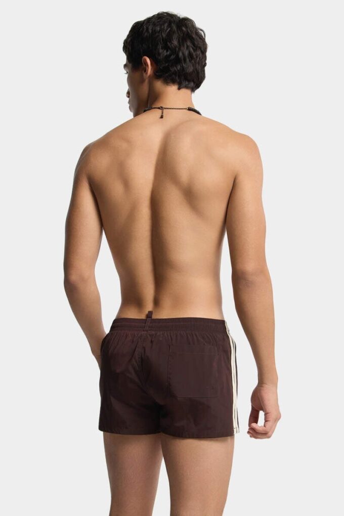 Boxer da bagno midi con logo Dsquared2 Boxer da bagno midi con logo Dsquared2