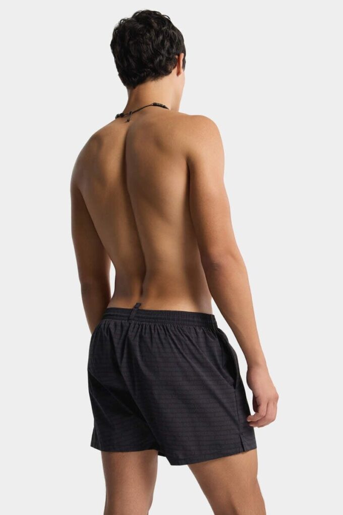 Boxer da bagno midi con logo Dsquared2 Boxer da bagno midi con logo Dsquared2