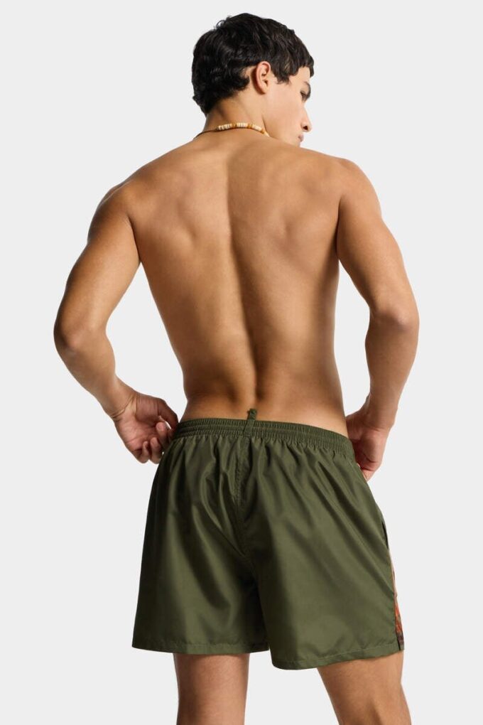 Boxer da bagno midi con logo Dsquared2 Boxer da bagno midi con logo Dsquared2