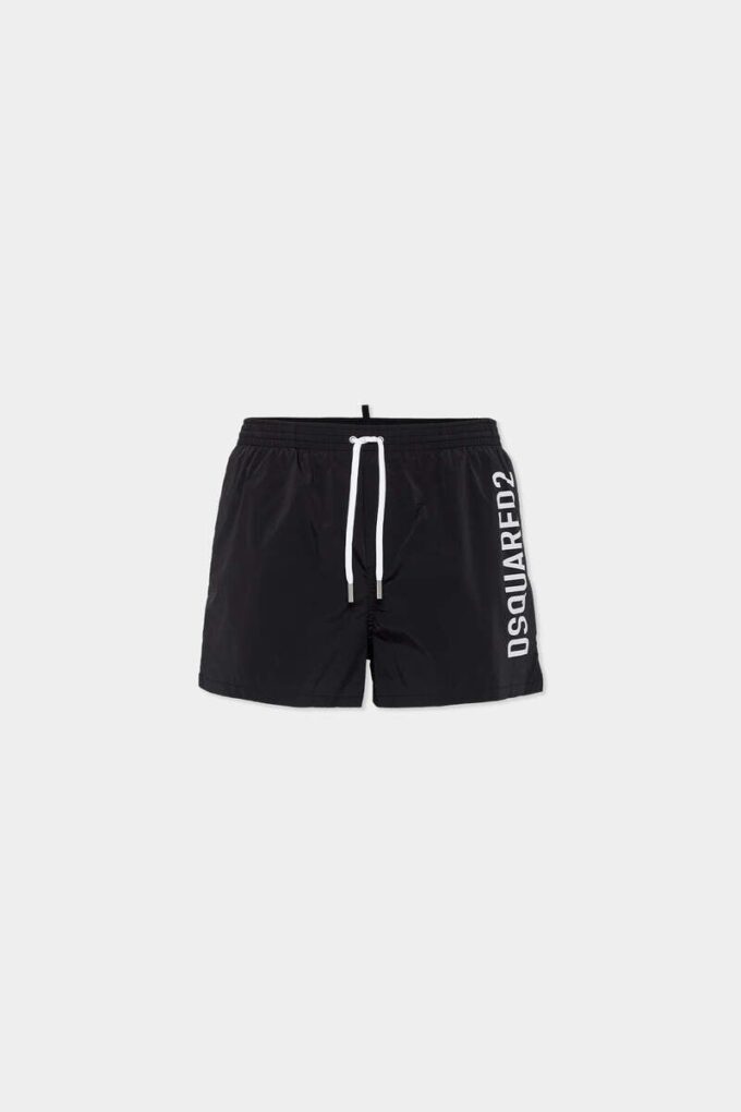 Boxer da bagno midi con logo laterale Dsquared2 Boxer da bagno midi con logo laterale Dsquared2