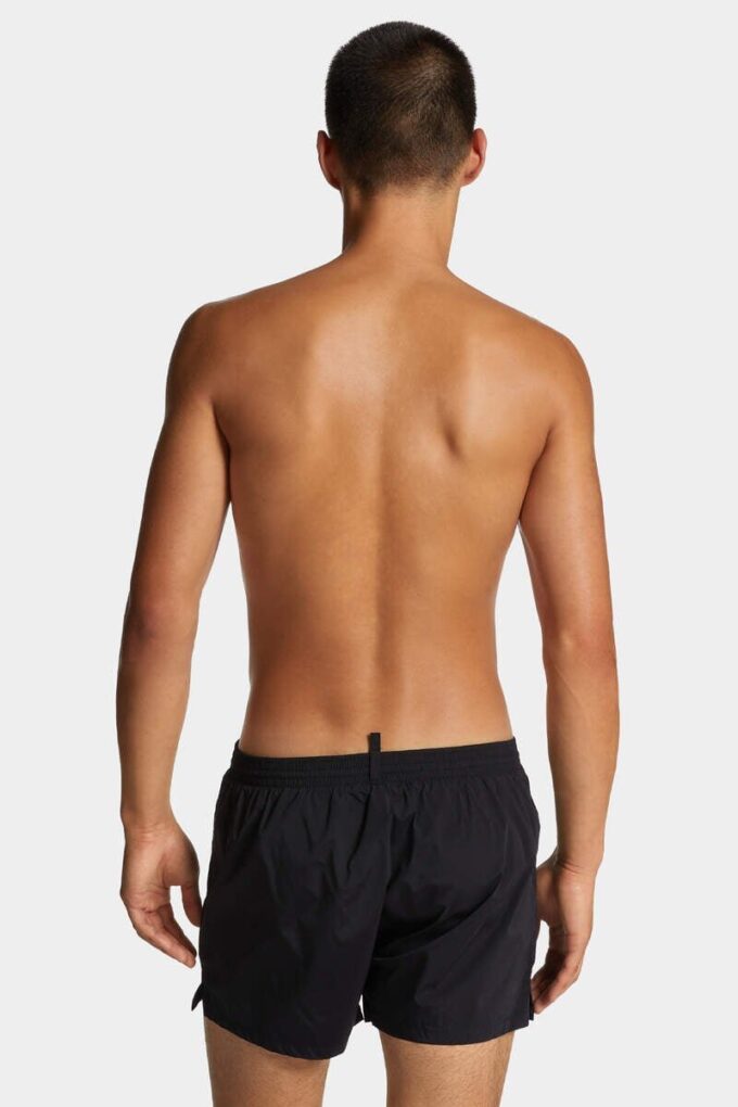 Boxer da bagno midi con logo laterale Dsquared2 Boxer da bagno midi con logo laterale Dsquared2