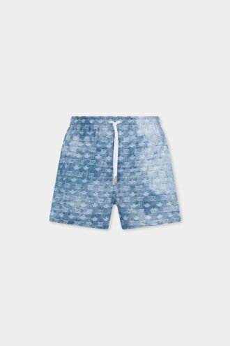 Boxer da bagno midi con monogramma D2 Boxer da bagno midi con monogramma D2