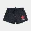 Boxer da bagno midi D2Kids Junior con foglia d’acero