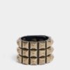 Bracciale con borchie su tutta la superficie Bracciale con borchie su tutta la superficie