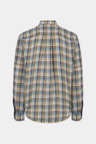 Camicia canadese vintage in lino