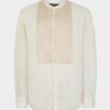 Camicia con papillon e linea morbida Camicia con papillon e linea morbida