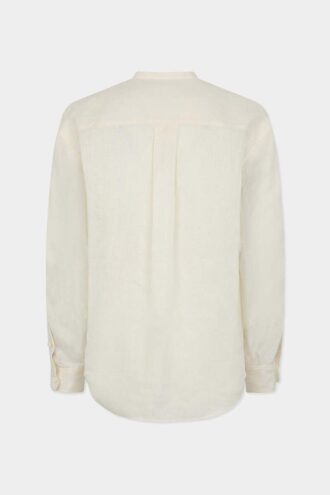Camicia con papillon e linea morbida