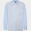 Camicia con spalle scese e taglio grezzo Camicia con spalle scese e taglio grezzo