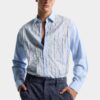 Camicia con spalle scese e taglio grezzo Camicia con spalle scese e taglio grezzo