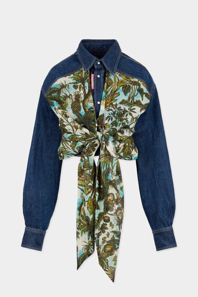 Camicia corta in denim misto Monkey Business Camicia corta in denim misto Monkey Business