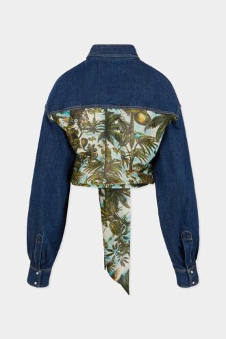Camicia corta in denim misto Monkey Business