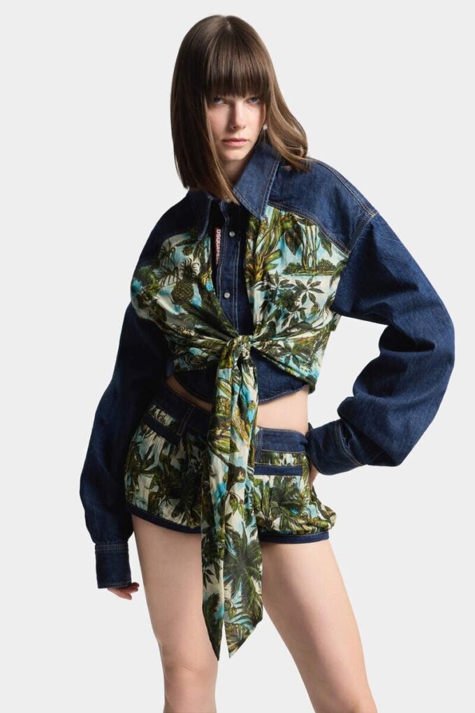 Camicia corta in denim misto Monkey Business Camicia corta in denim misto Monkey Business