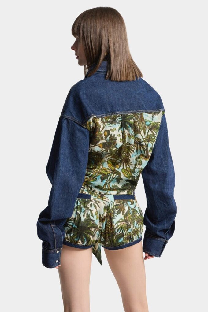 Camicia corta in denim misto Monkey Business Camicia corta in denim misto Monkey Business