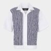 Camicia da bowling stropicciata Camicia da bowling stropicciata