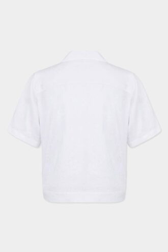 Camicia da bowling stropicciata