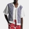 Camicia da bowling stropicciata Camicia da bowling stropicciata