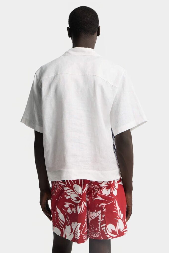 Camicia da bowling stropicciata Camicia da bowling stropicciata