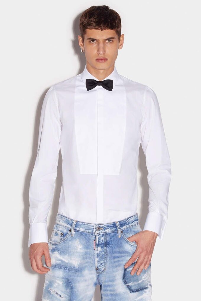 Camicia da smoking slim fit Camicia da smoking slim fit