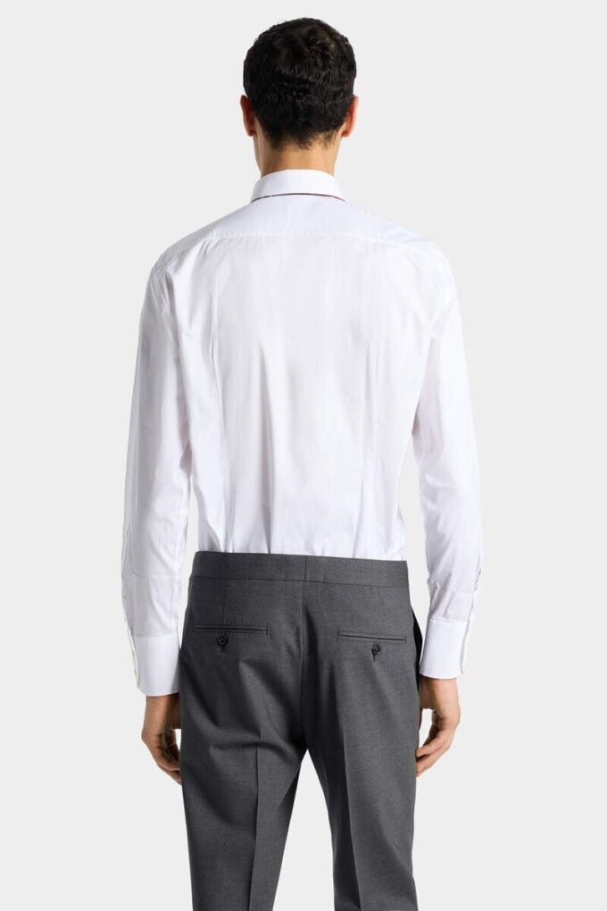 Camicia Easy Slim con colletto a spilla Camicia Easy Slim con colletto a spilla
