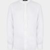 Camicia in lino con spalline scese e cravatta Camicia in lino con spalline scese e cravatta