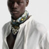 Camicia in lino con spalline scese e cravatta Camicia in lino con spalline scese e cravatta