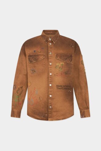 Camicia Scribbles fatta a mano Camicia Scribbles fatta a mano