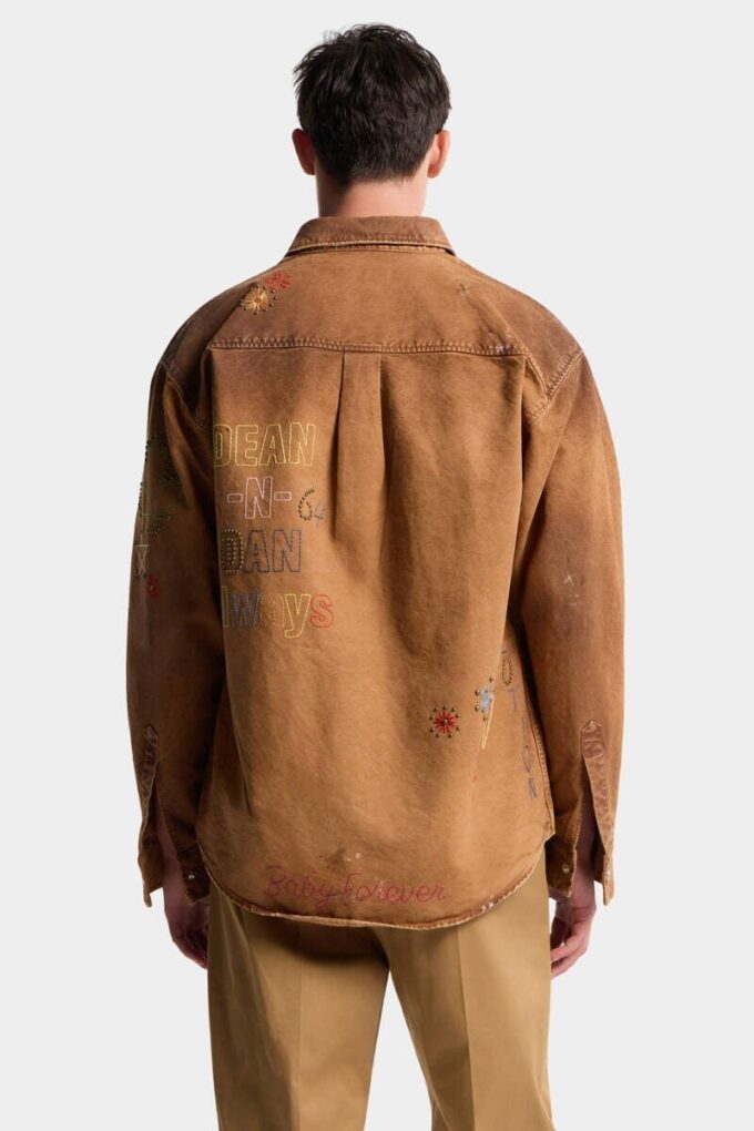 Camicia Scribbles fatta a mano Camicia Scribbles fatta a mano